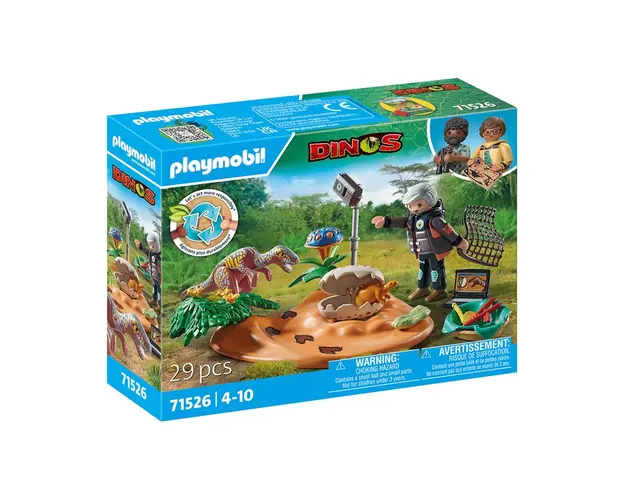 Playmobil-CUIB DE STEGOSAURUS SI HOT DE OUA