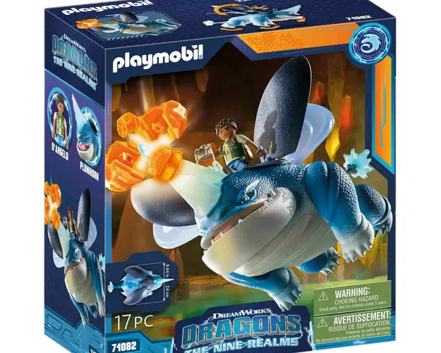 Playmobil - Dragons: Plowhorn si D'Angelo