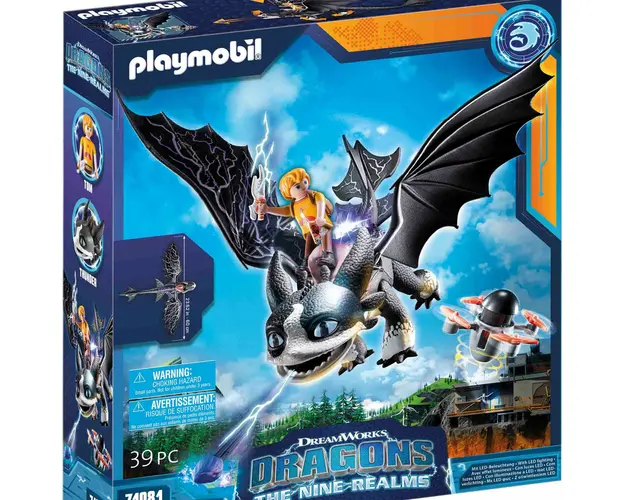 Playmobil - Dragons: Thunder si Tom