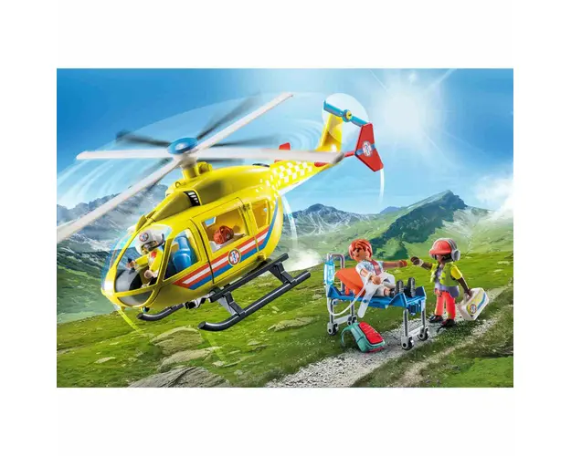 Playmobil - Elicopter Galben De Salvare
