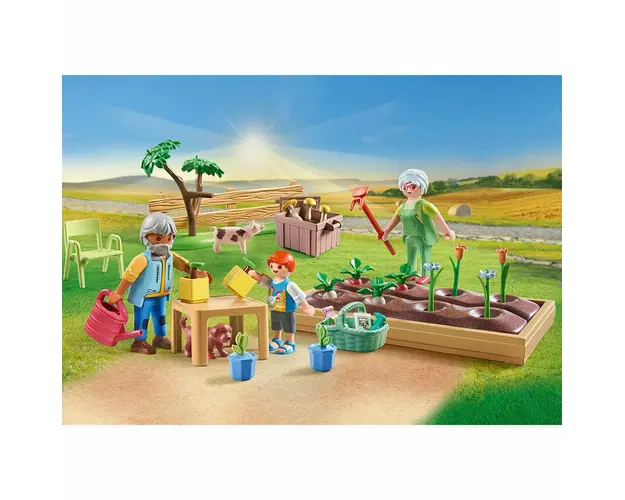 Playmobil - Gradina De Legume Si Bunici