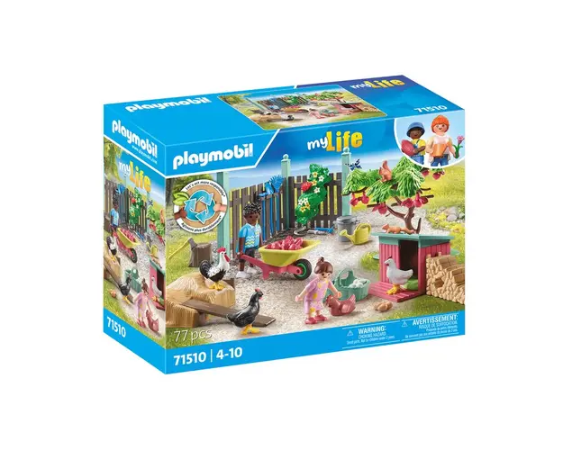 Playmobil-MICA FERMA DE PUI DIN GRADINA CASUTEI