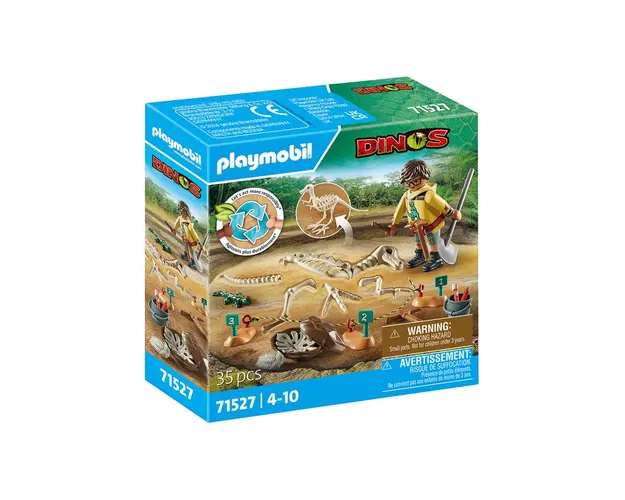 Playmobil-SAPATURI ARHEOLOGICE CU SCHELET DE DINOZAUR