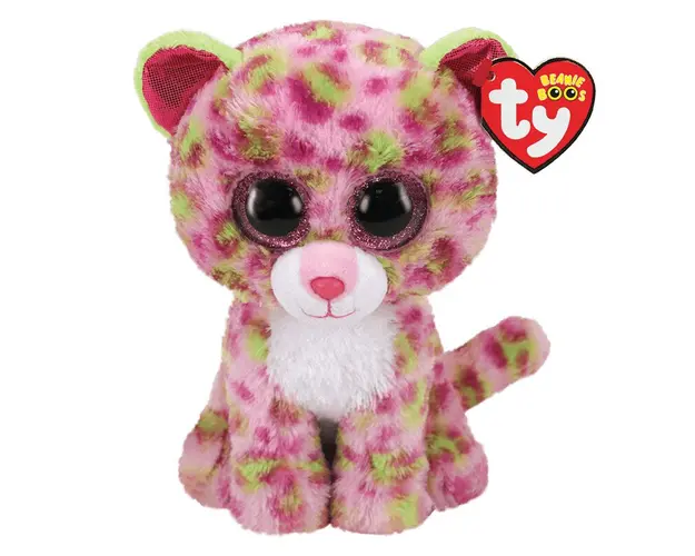 Ty - PLUS 24CM LEOPARD ROZ