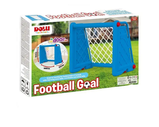 Poarta fotbal pentru copii - Albastra