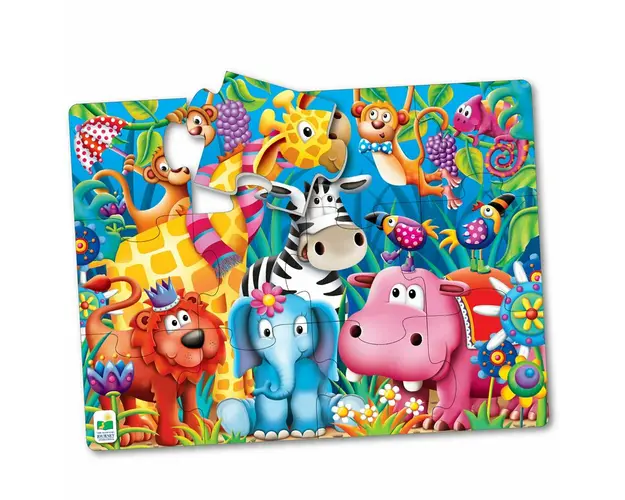 Primul Meu Puzzle De Podea - Animale In Jungla