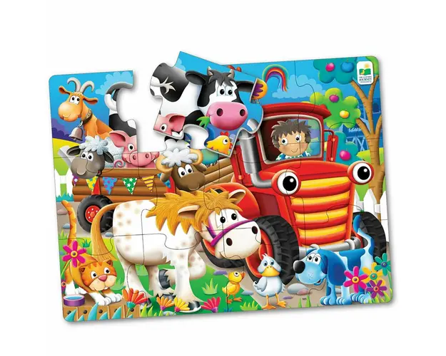 Primul Meu Puzzle De Podea - Animale La Ferma