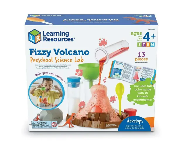 Primul meu set de experimente - Eruptia vulcanului