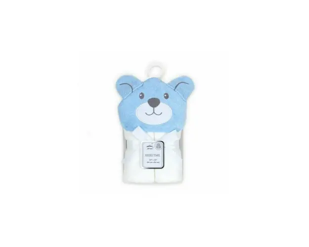 Mother's choice - Prosop bebe cu gluga din bumbac - ursulet bleu