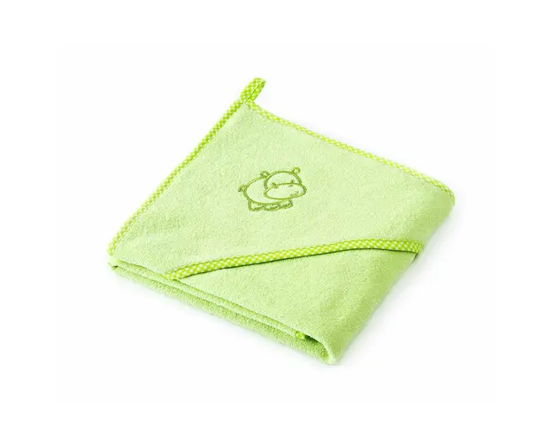 Sensillo - Prosop cu gluga Hippo 80x80 cm Green