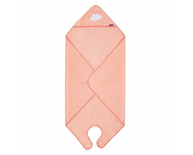 Prosopel Pentru bebelus si mama din Bumbac, 98x98 cm, Roz