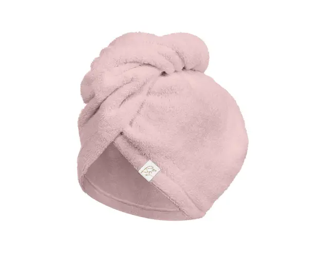 Prosop Turban din bambus pentru mamici si copii , Sepia Rose