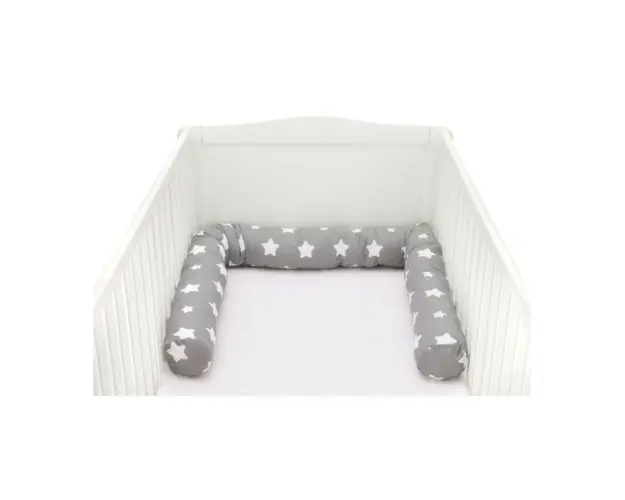 Protectie laterale pentru pat lemn 190 cm Star grey Fillikid