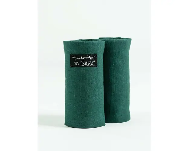 Marsupiu bebe, Isara, Protectii reversibile Evergreen Linen