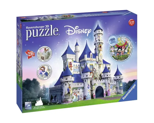 Puzzle 3D Castelul Disney, 216 Piese