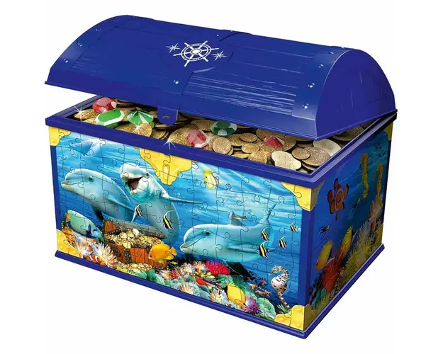 Puzzle 3D Cutie Comori Cu Animale, 216 Piese