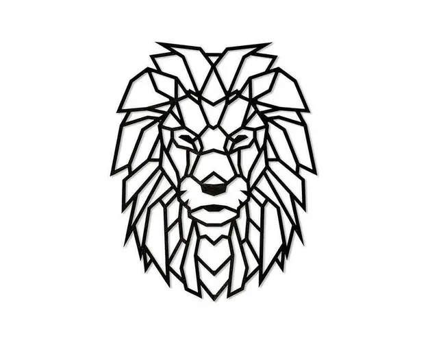 Puzzle 3D decorativ LION din lemn 250 piese @ EWA