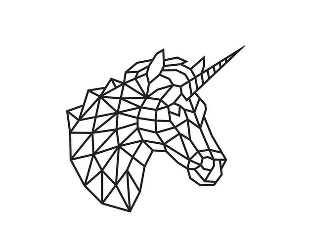 Puzzle 3D decorativ UNICORN din lemn 265 piese @ EWA