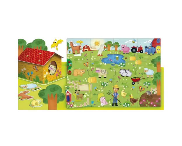 Puzzle 3D - Ferma mea vesela