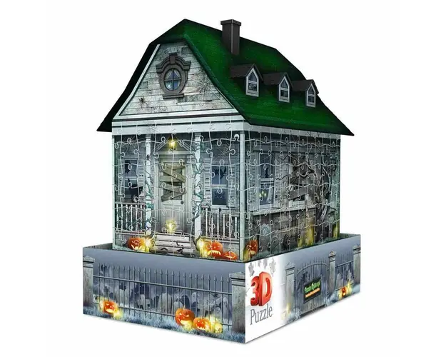 Puzzle 3D Led Casa Bantuita, 216 Piese