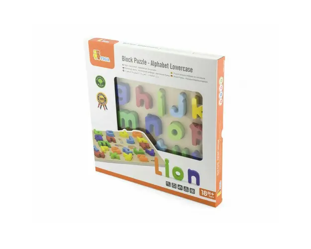Viga - Puzzle 3D Litere mici,