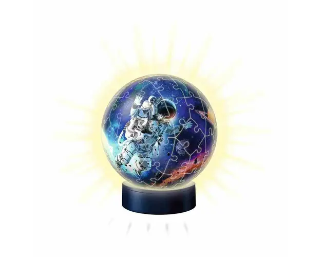 Puzzle 3D Luminos Astronaut, 72 Piese