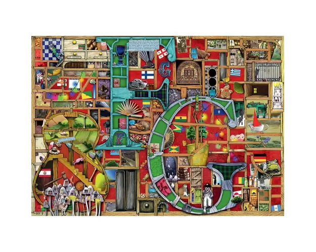 Puzzle Alfabet Colin Thompson, 1000 Piese
