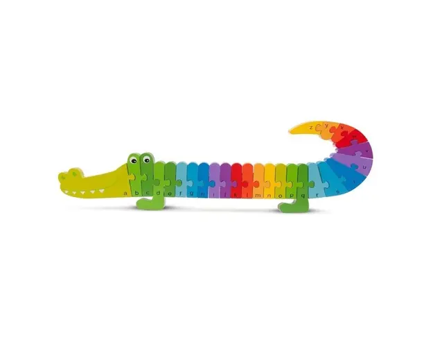 New classic toys - Puzzle Alfabet, Crocodil