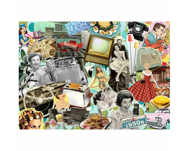 Puzzle Anii 50, 1000 Piese