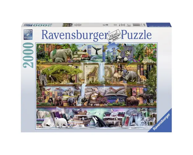 Puzzle Rafturile Cu Animale, 2000 Piese