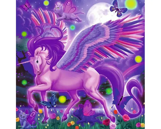 Puzzle Animale Mitice, 3X49 Piese