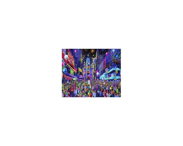 Puzzle Anul Nou Time Square, 500 Piese