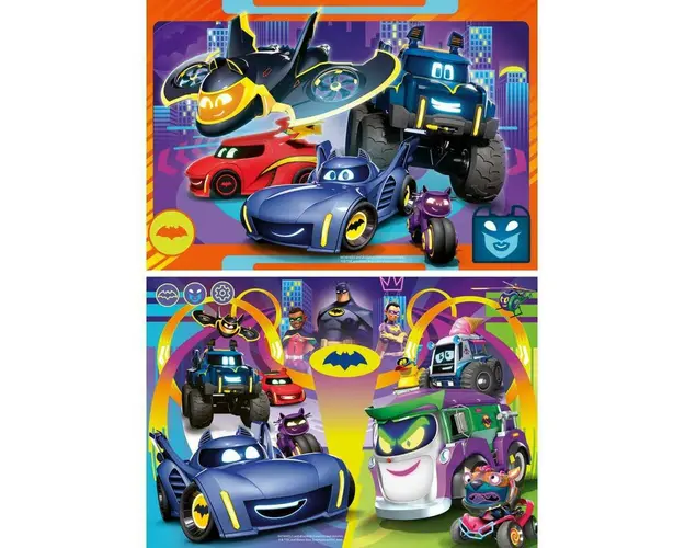 Puzzle personaje, Ravensburger, Batroti, 2x24piese, 4 ani+, Multicolor