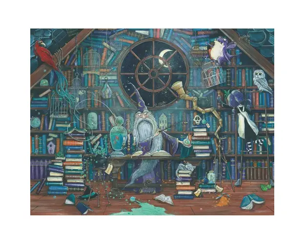 Puzzle Biroul Cu Carti, 2000 Piese