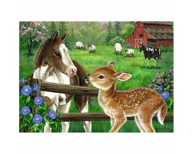 Puzzle Calut Si Caprioara, 60 Piese