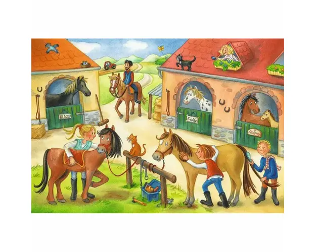 Puzzle Caluti, 2X12 Piese