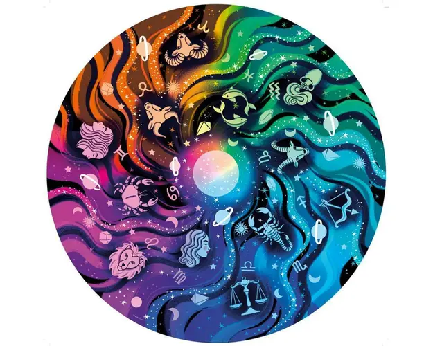 Puzzle rotund, Ravensburger, Astronomie, 500 piese, 12 ani+, Multicolor