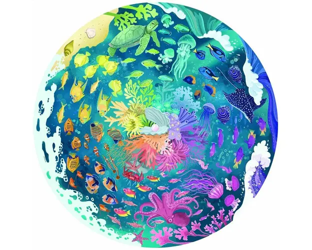 Puzzle Cerc Ocean, 500 Piese