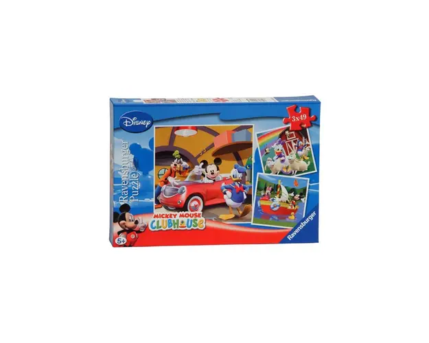 Puzzle Clubul Mickey Mouse , 3X49 Piese