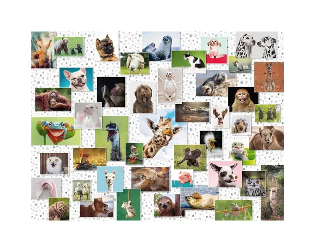 Puzzle Colaj Cu Animale, 1500 Piese