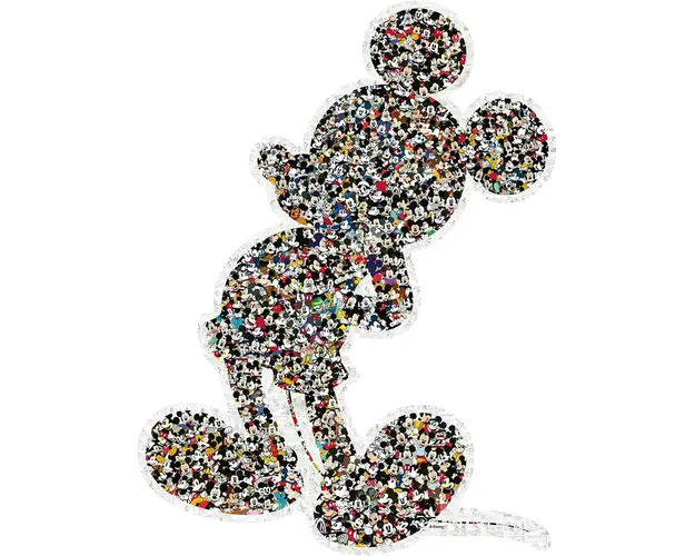 Puzzle Contur Mickey Mouse, 937 Piese