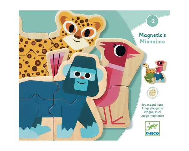 Djeco - Puzzle cu magneti Mixanimo