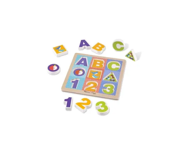 Melissa & Doug - Puzzle cu piese mari pentru belelusi