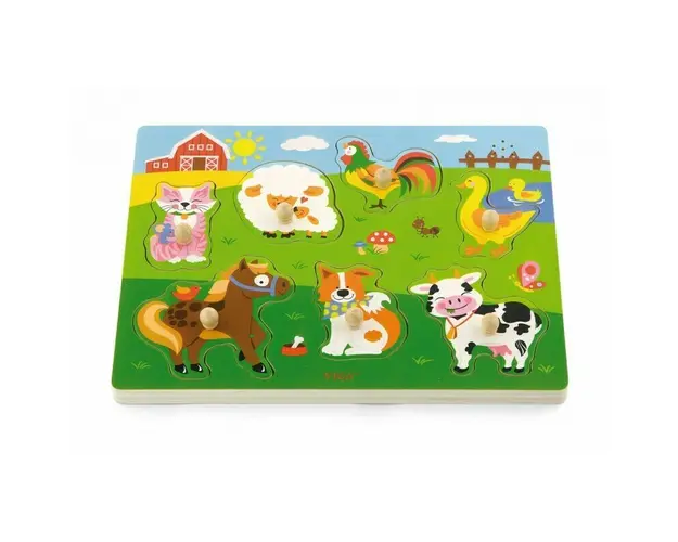 Viga - Puzzle sonor Animale , Puzzle Copii, piese 7