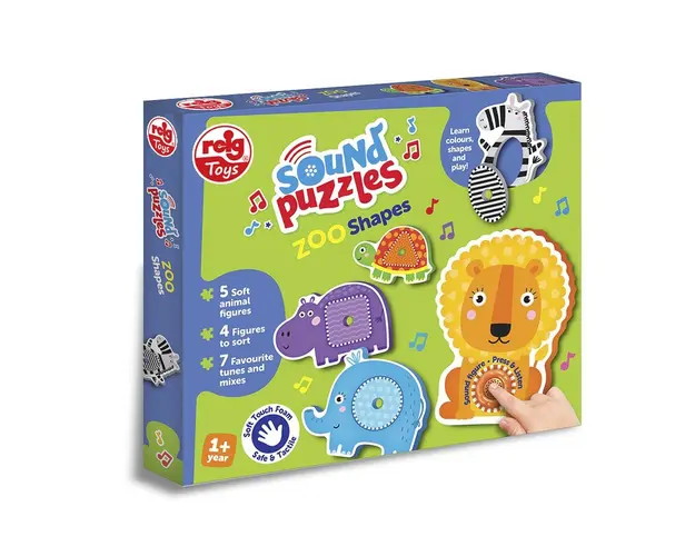 Puzzle cu sunete - Animale Zoo
