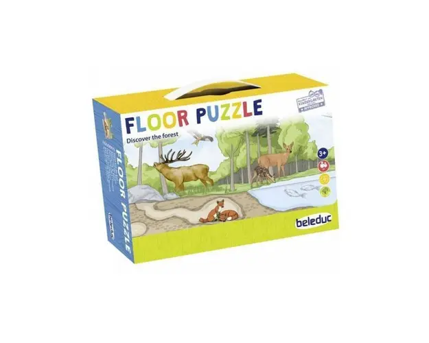 Beleduc - Puzzle de podea Descopera padurea