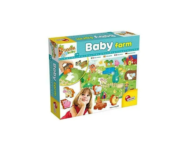 Puzzle de podea - Distractie la ferma (12 piese)