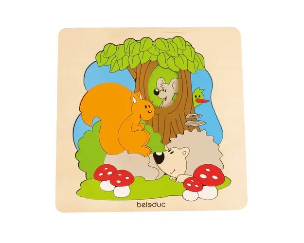 Beleduc - Puzzle Descopera Padurea