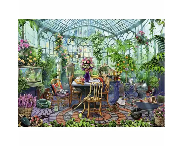Puzzle Dimineata In Gradina, 500 Piese