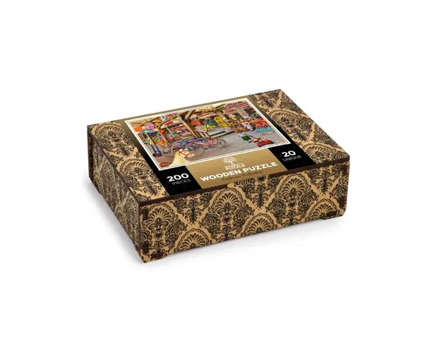 Puzzle din lemn, Magazinul de jucarii, 200 piese